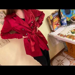 Red Silk Coat